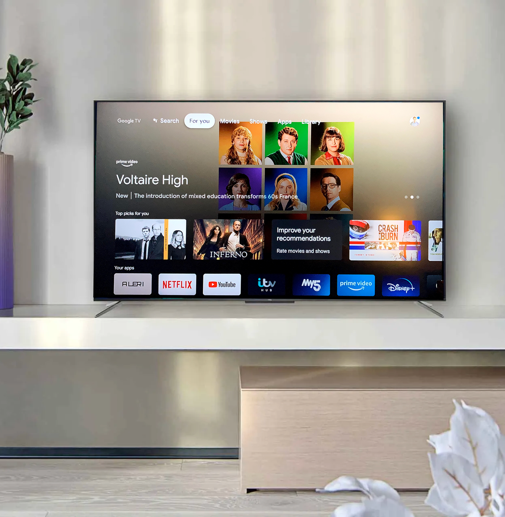 Android TV Mockup